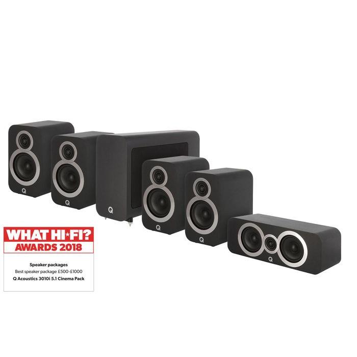 Richer Sounds Ireland Q Acoustics 3010i 5 1 Package Graphite