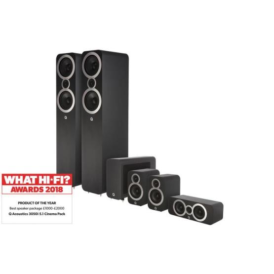 Richer Sounds Ireland Q Acoustics 3050i 5 1 Package Graphite