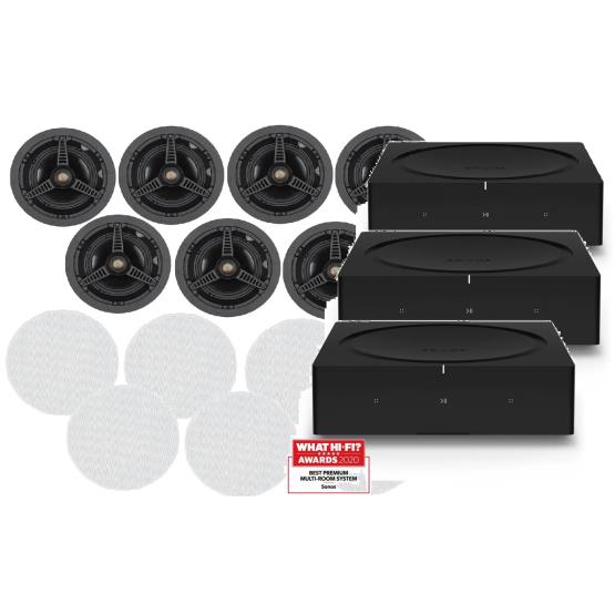 Richer Sounds Ireland SONOS AMP 3 PLUS 14 Monitor Audio C165 In